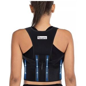 Becarin Black Posture Corrector Vest XL